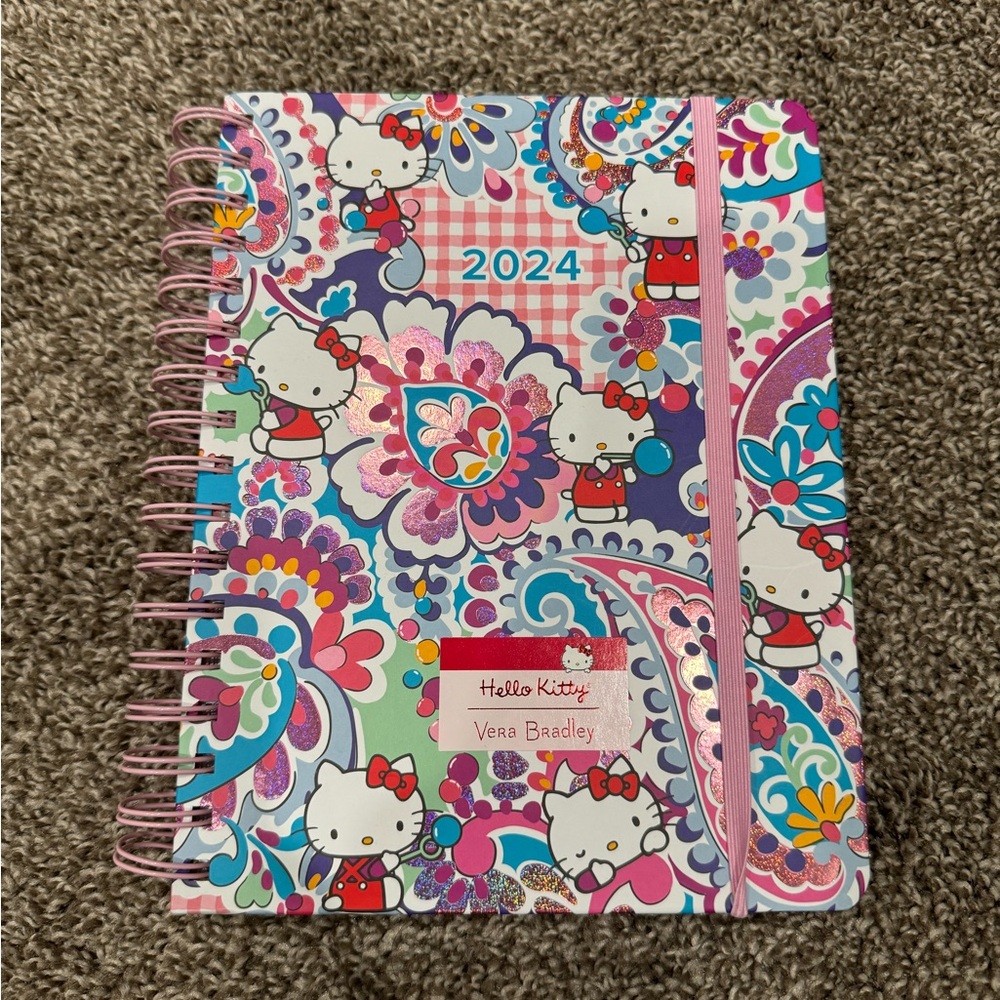 NWOT Hello Kitty x Vera Bradley 2024 Planner